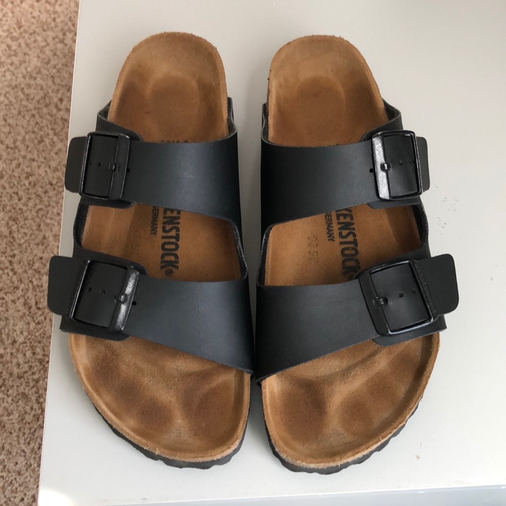Black Leather Birkenstock